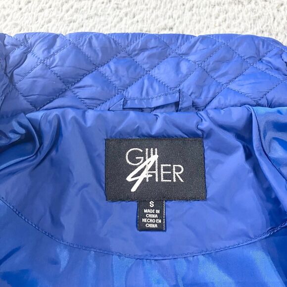G III 4Her Los Angeles Rams Jacket Womens Small‎ Blue Quilted Full Zip New - Picture 5 of 10